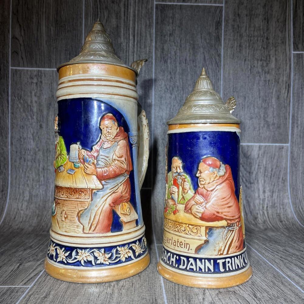 House of Goebel Stein Set of 2 W Germany
